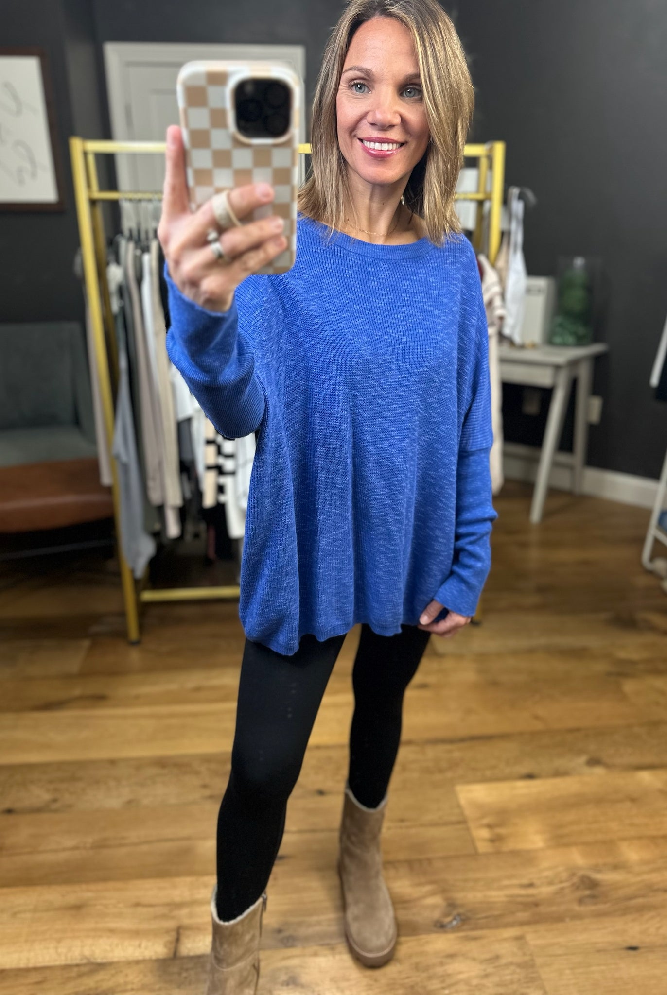 One Thing At A Time Lightweight Flowy Sweater - Multiple Options-Sweaters-Easel-Anna Kaytes Boutique, Women's Fashion Boutique in Grinnell, Iowa