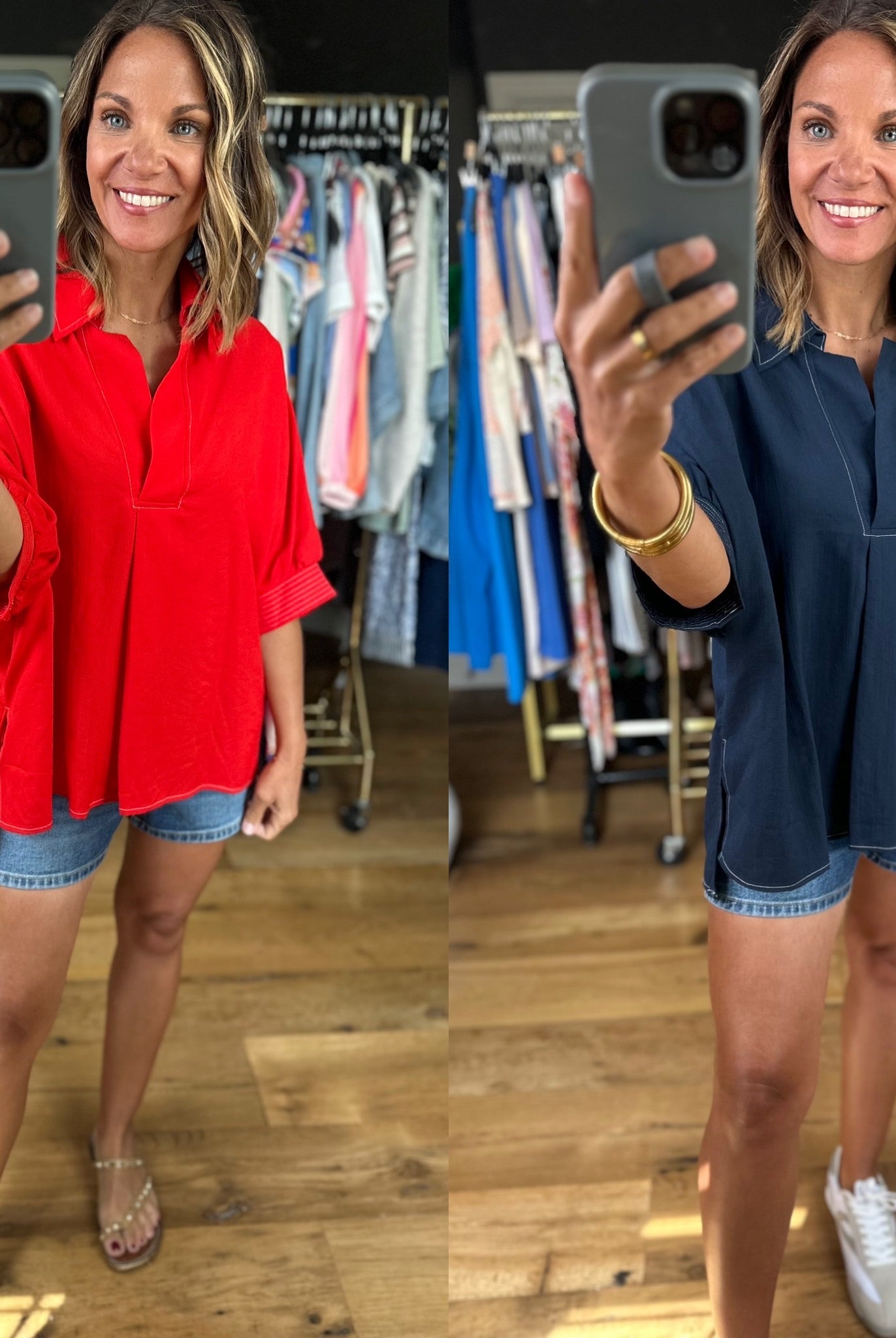 Trust The Process Oversized Top-Short Sleeves-Entro-Anna Kaytes Boutique, Women's Fashion Boutique in Grinnell, Iowa