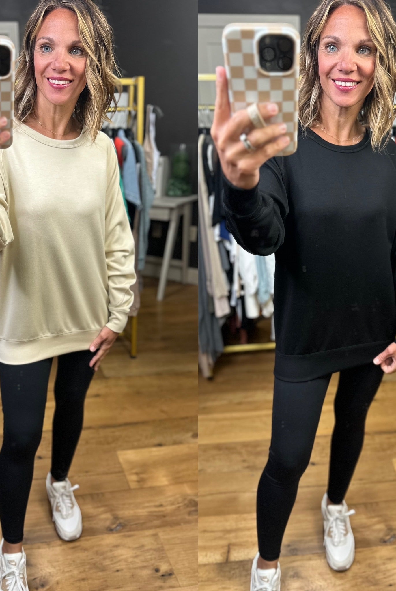 The Elsie Crewneck Sweatshirt - Multiple Options-Mono B-Anna Kaytes Boutique, Women's Fashion Boutique in Grinnell, Iowa