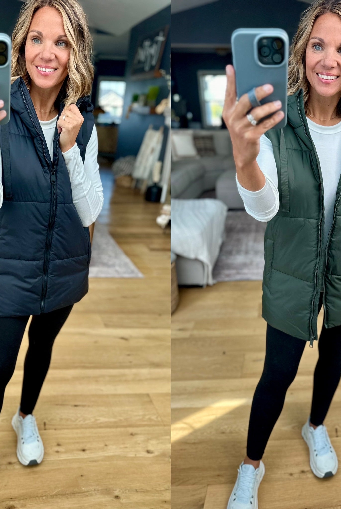 Best Around Hooded Vest-Mono B-Anna Kaytes Boutique, Women's Fashion Boutique in Grinnell, Iowa
