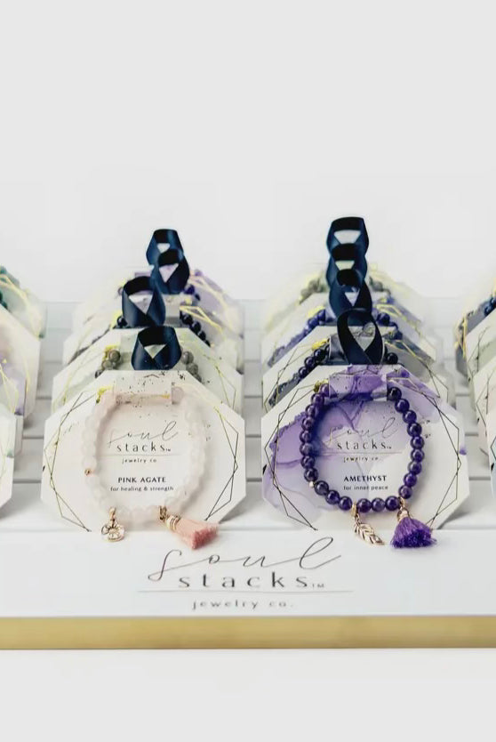 Soul Stack Intentions Stackable Bracelet- Multiple Options-Bracelets-DM Merchandising-Anna Kaytes Boutique, Women's Fashion Boutique in Grinnell, Iowa