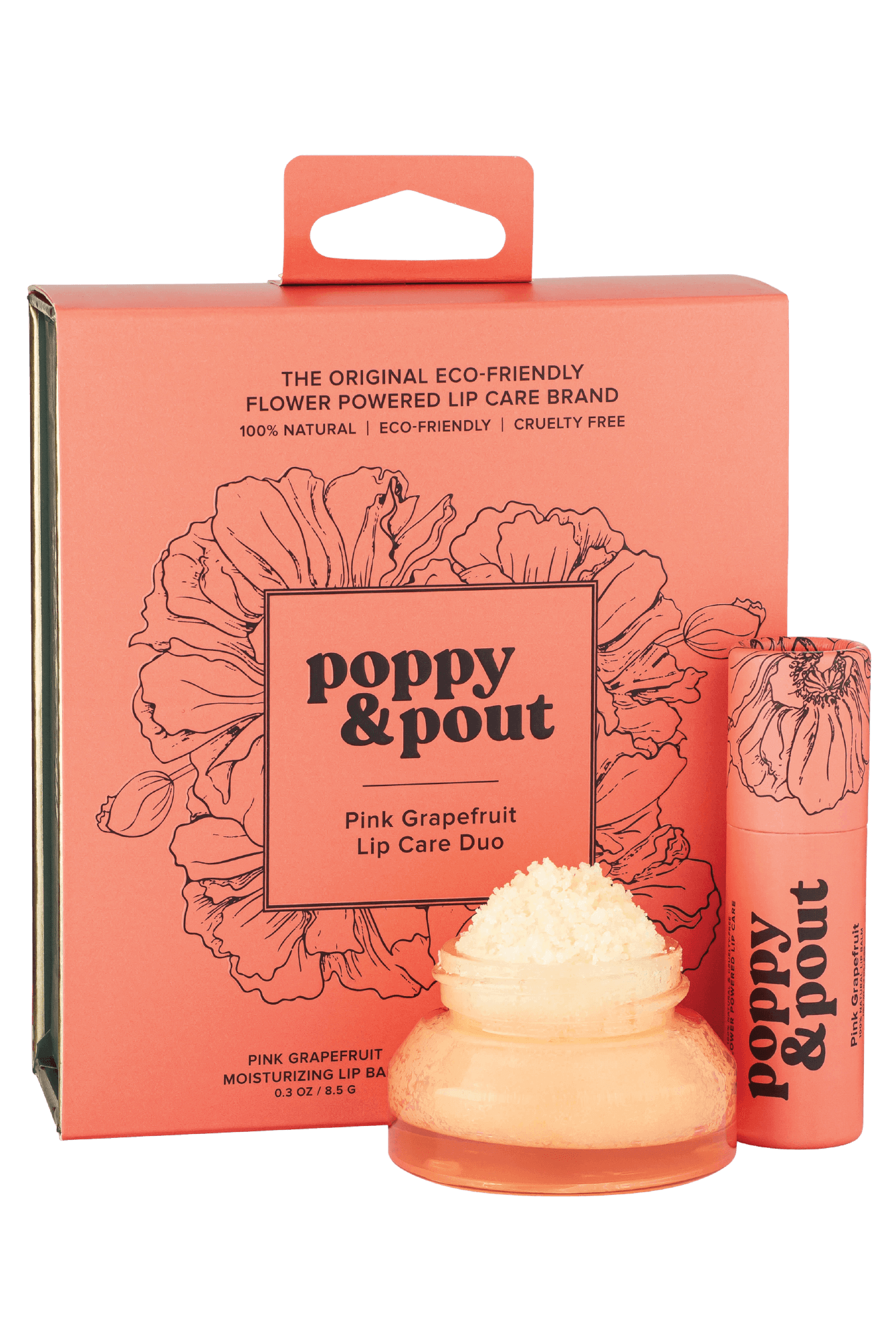 Lip Care Duo, Pink Grapefruit-Hair Accessories-Poppy & Pout-Anna Kaytes Boutique, Women's Fashion Boutique in Grinnell, Iowa