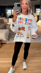 Somebody Loves You Graphic Print Crewneck-Bucketlist-Anna Kaytes Boutique, Women's Fashion Boutique in Grinnell, Iowa