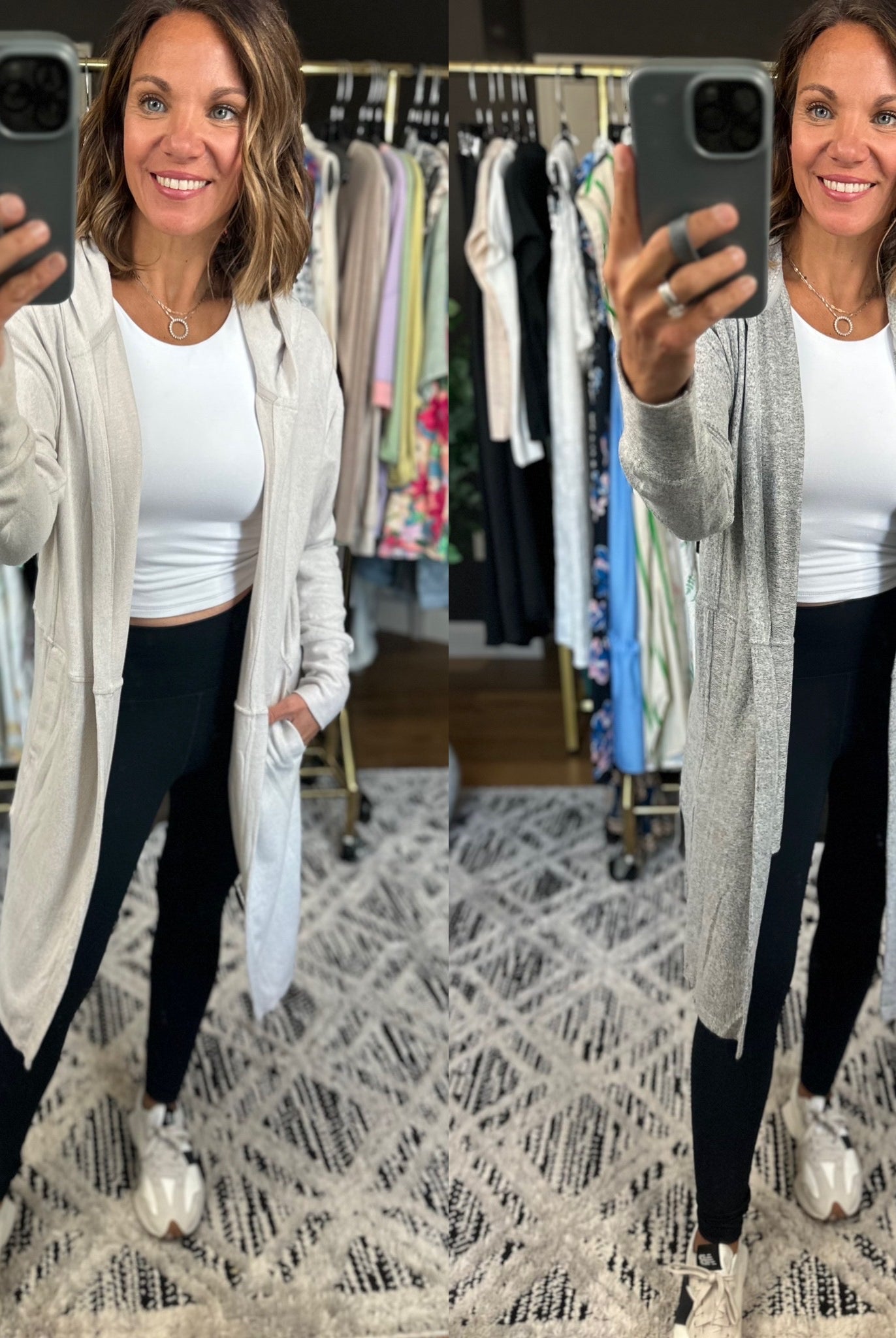 Swept Away Midi Pocket Cardigan-Sweaters-Mono B-Anna Kaytes Boutique, Women's Fashion Boutique in Grinnell, Iowa