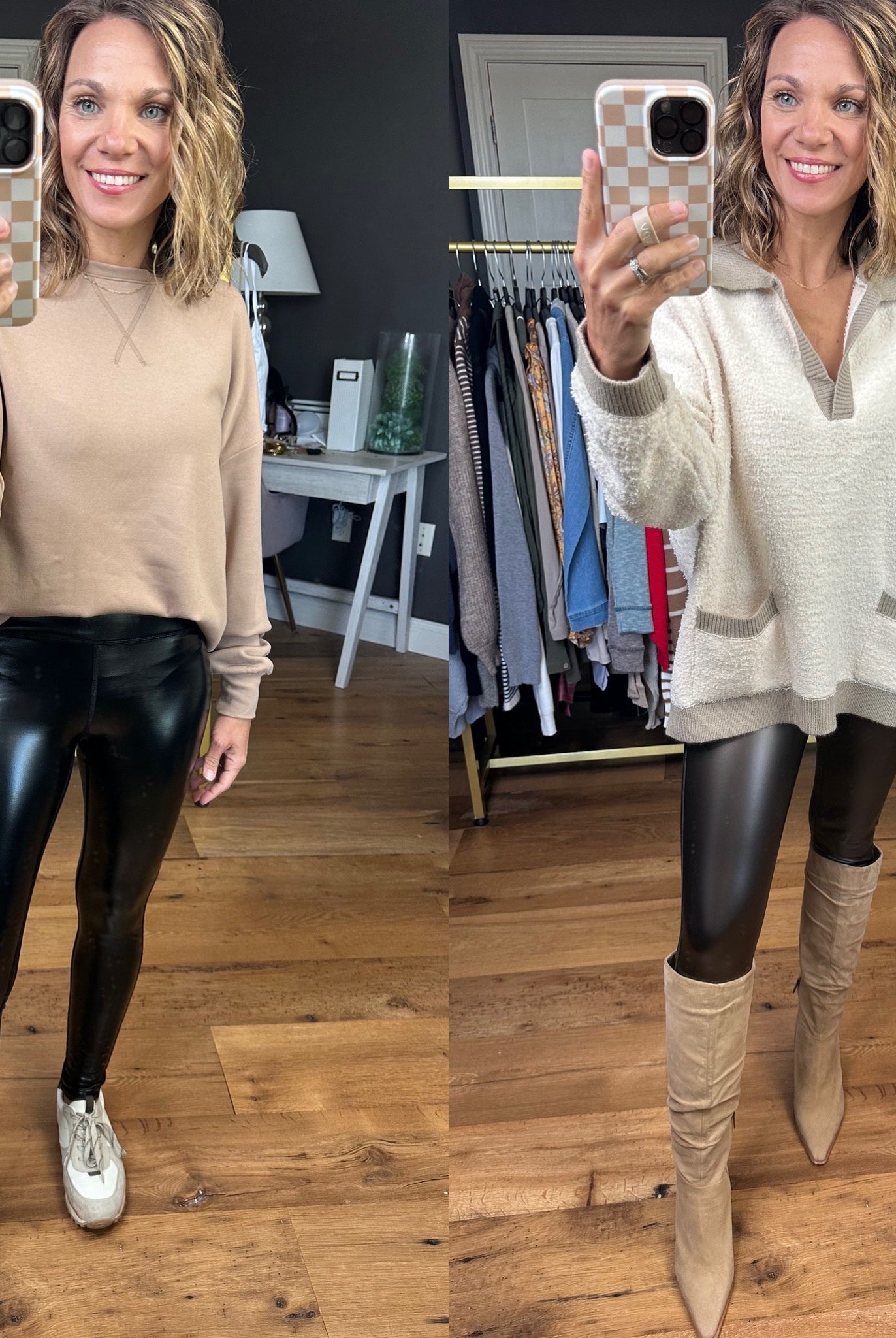 The Lana Liquid Legging - Multiple Options-Leggings-Mono B-Anna Kaytes Boutique, Women's Fashion Boutique in Grinnell, Iowa