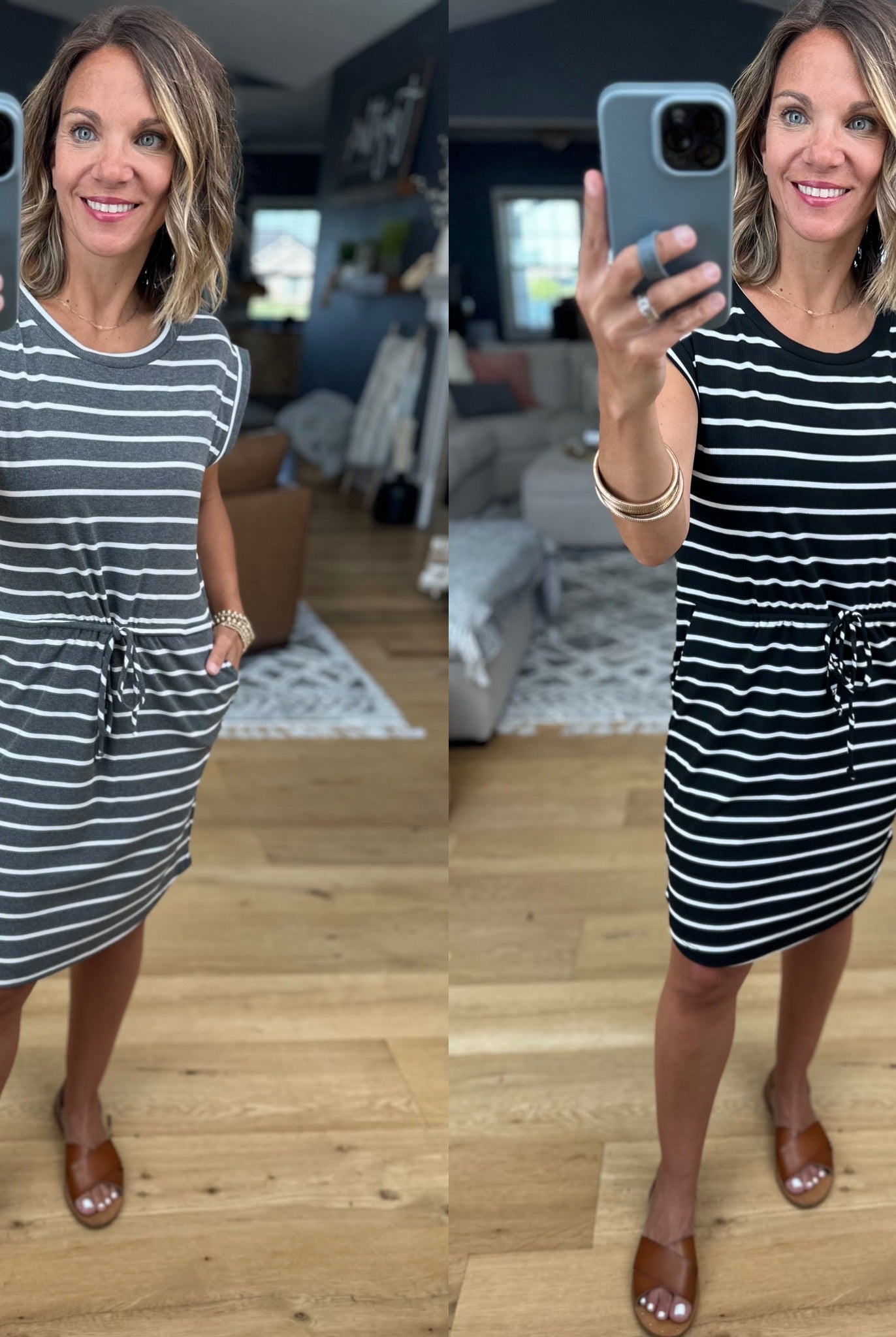 Hold For Style Striped Pocket Dress-Staccato-Anna Kaytes Boutique, Women's Fashion Boutique in Grinnell, Iowa