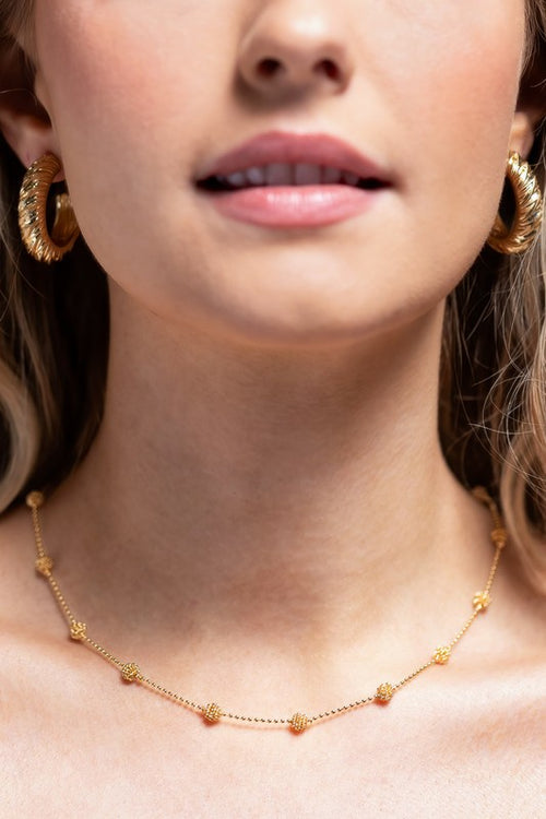 Brass Chain Necklace- Gold-Anna Kaytes Boutique-Anna Kaytes Boutique, Women's Fashion Boutique in Grinnell, Iowa