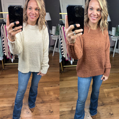 Only With You So Soft Crew Sweater - Multiple Options-Lavender J T1600-Anna Kaytes Boutique, Women's Fashion Boutique in Grinnell, Iowa