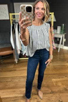 Going Somewhere Striped Top - Black-Aemi & Co-Anna Kaytes Boutique, Women's Fashion Boutique in Grinnell, Iowa