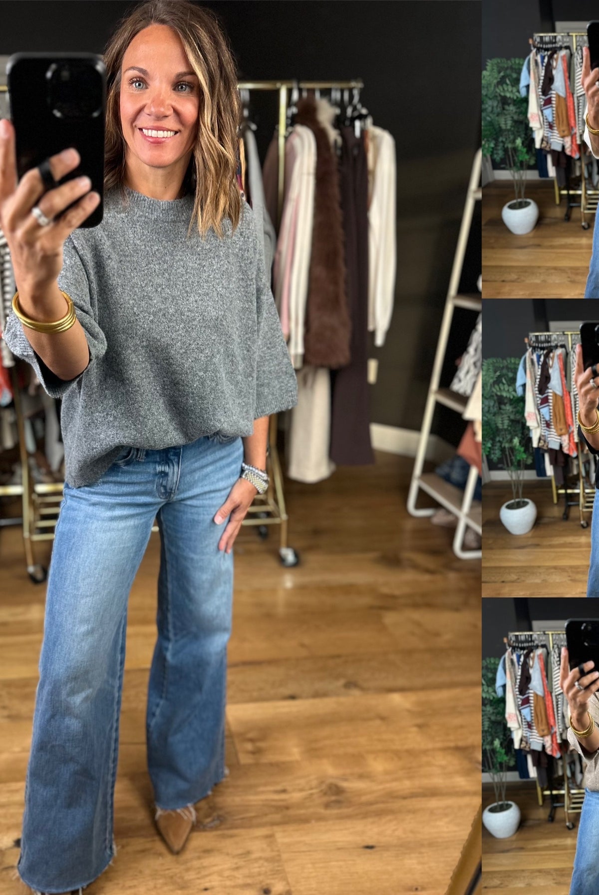 This Time Boxy Knit Sweater-Sweaters-Blu Pepper-Anna Kaytes Boutique, Women's Fashion Boutique in Grinnell, Iowa