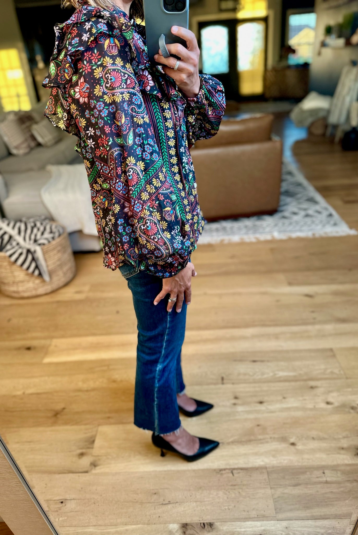 Moving Through Fall Button-Down Top-Fate-Anna Kaytes Boutique, Women's Fashion Boutique in Grinnell, Iowa