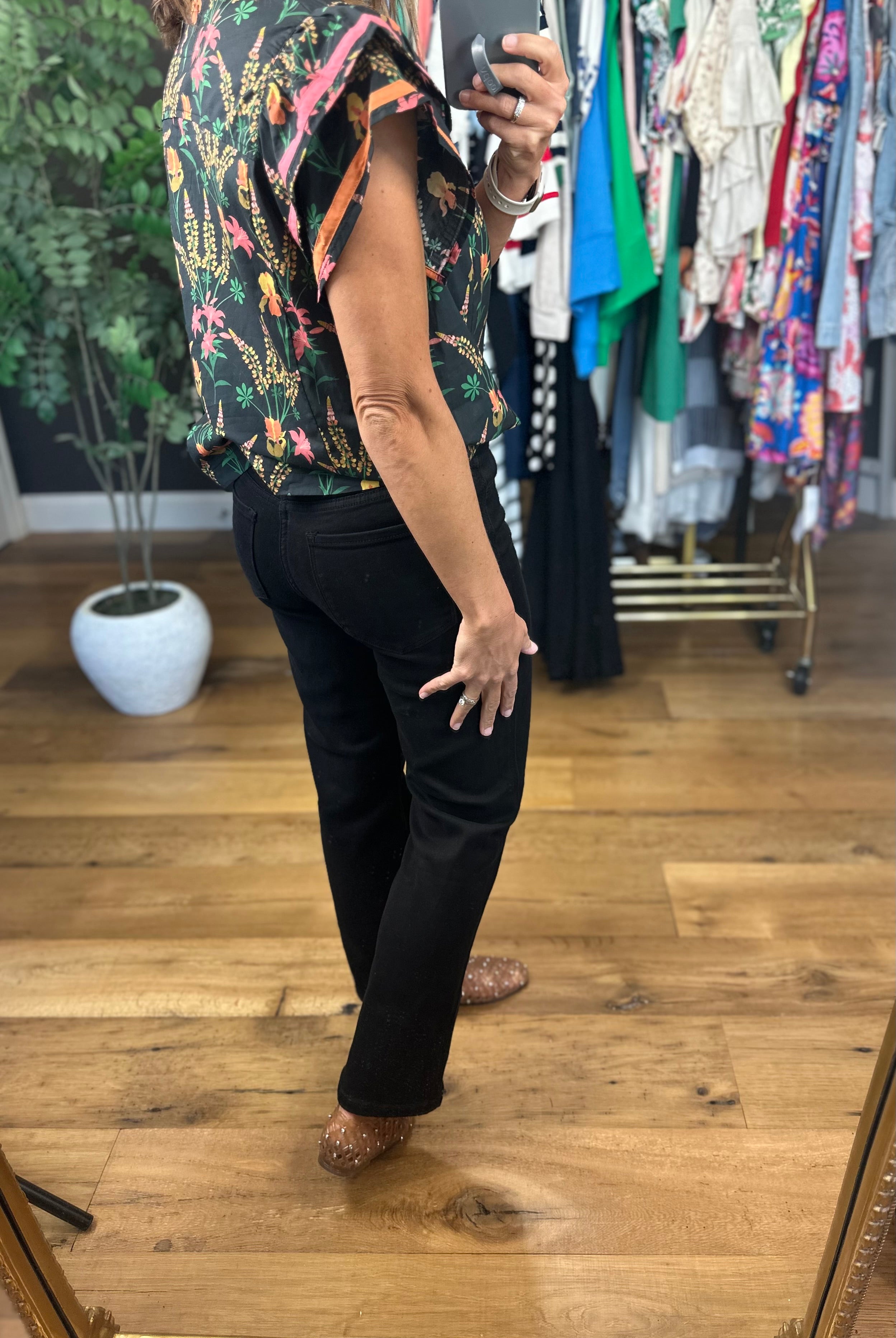 Extra Feelings Floral Top-Short Sleeves-Umgee-Anna Kaytes Boutique, Women's Fashion Boutique in Grinnell, Iowa