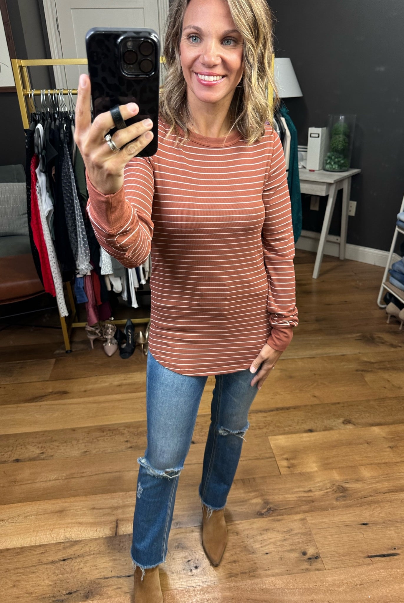 The Best Version of You Long Sleeve Top - Multiple Options-Long Sleeves-Thread & Supply-Anna Kaytes Boutique, Women's Fashion Boutique in Grinnell, Iowa