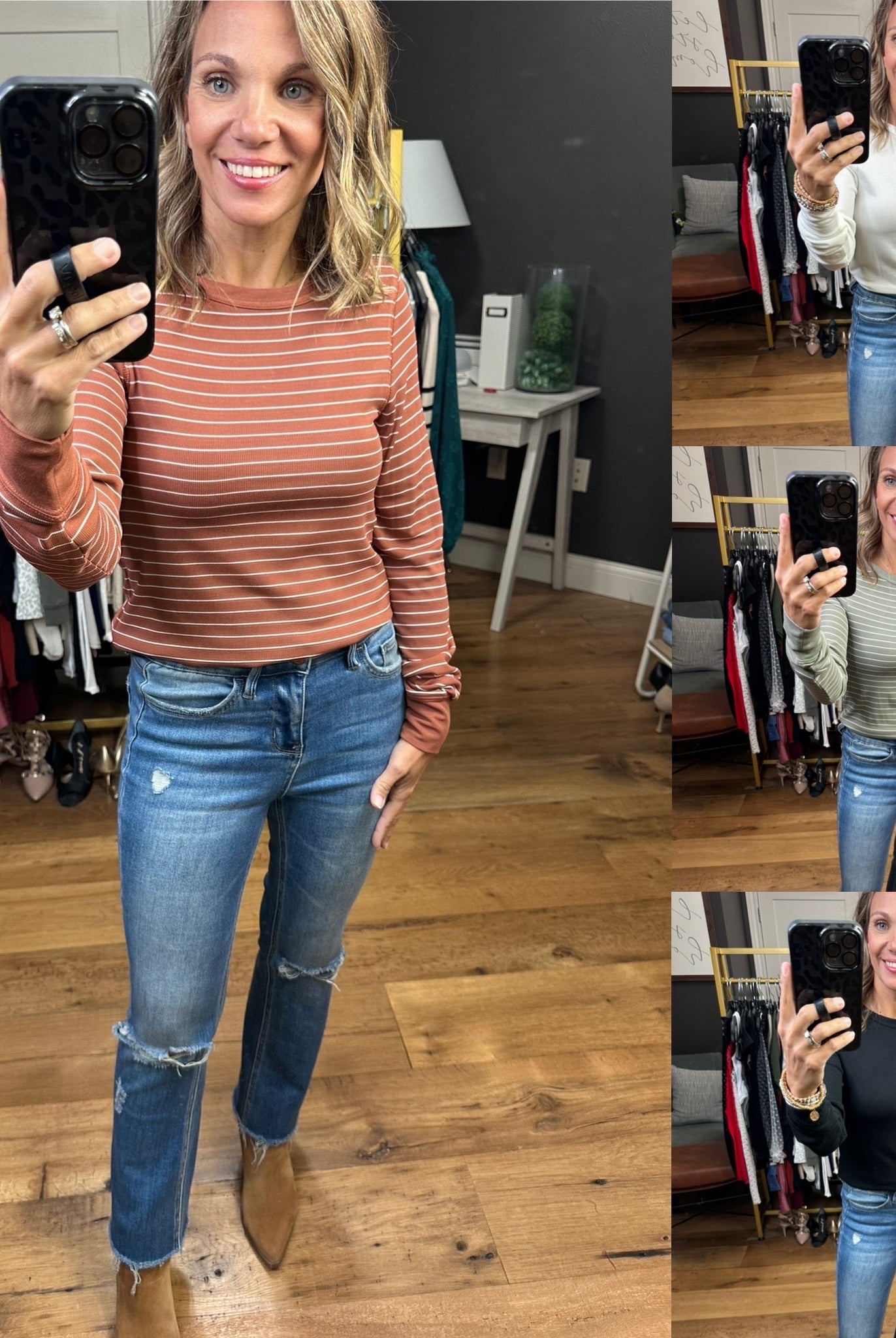 The Best Version of You Long Sleeve Top - Multiple Options-Long Sleeves-Thread & Supply-Anna Kaytes Boutique, Women's Fashion Boutique in Grinnell, Iowa