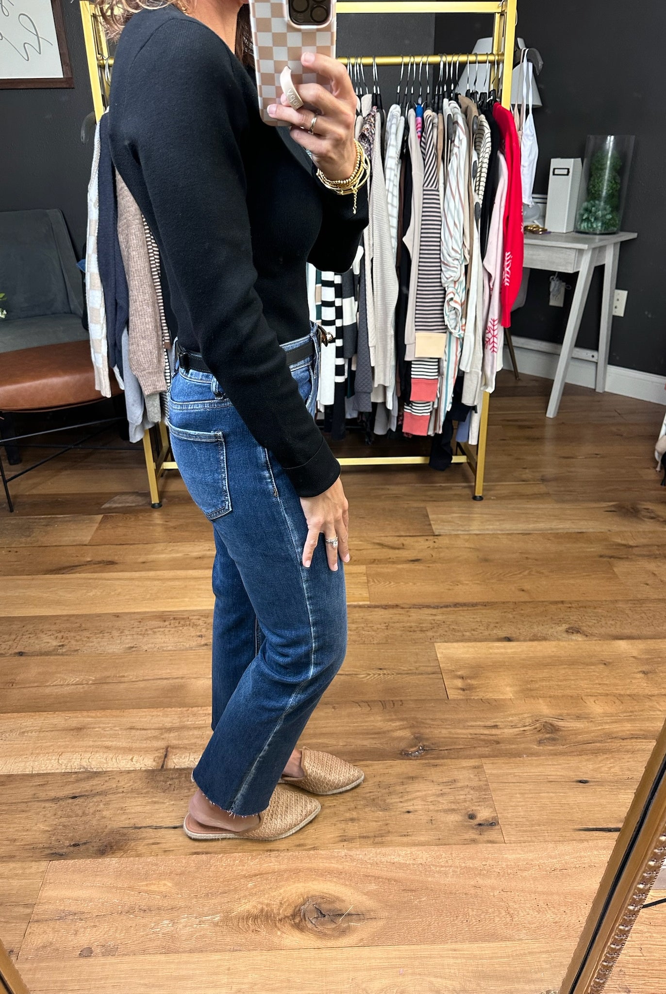 Moving Forward Knit Long Sleeve - Black-Wishlist-Anna Kaytes Boutique, Women's Fashion Boutique in Grinnell, Iowa