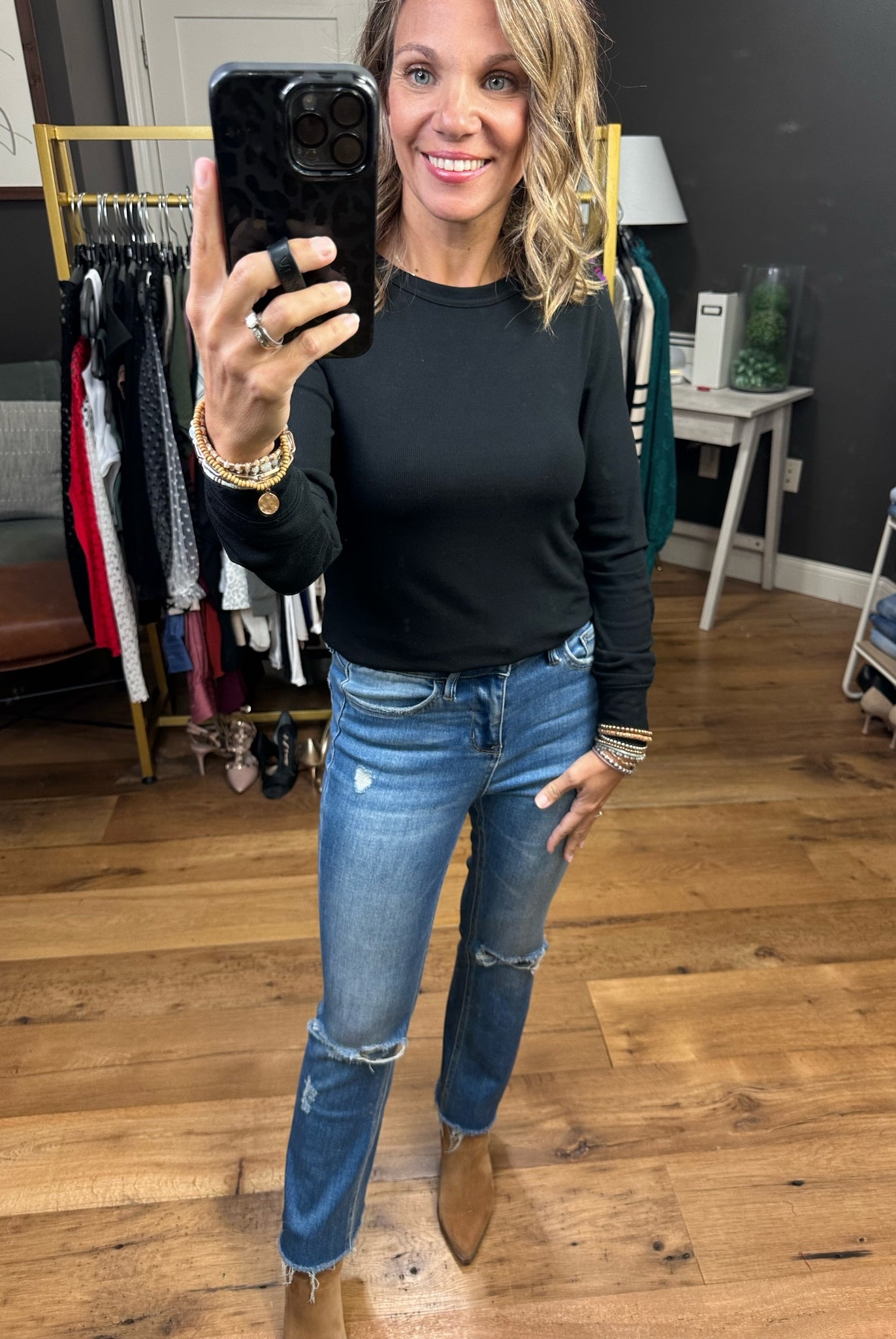 The Best Version of You Long Sleeve Top - Multiple Options-Long Sleeves-Thread & Supply-Anna Kaytes Boutique, Women's Fashion Boutique in Grinnell, Iowa