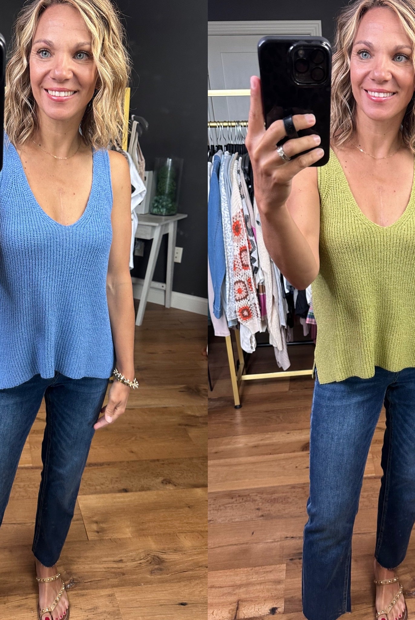Read Into It Knit V-Neck Top - Multiple Options-Sleeveless-Be Cool-Anna Kaytes Boutique, Women's Fashion Boutique in Grinnell, Iowa