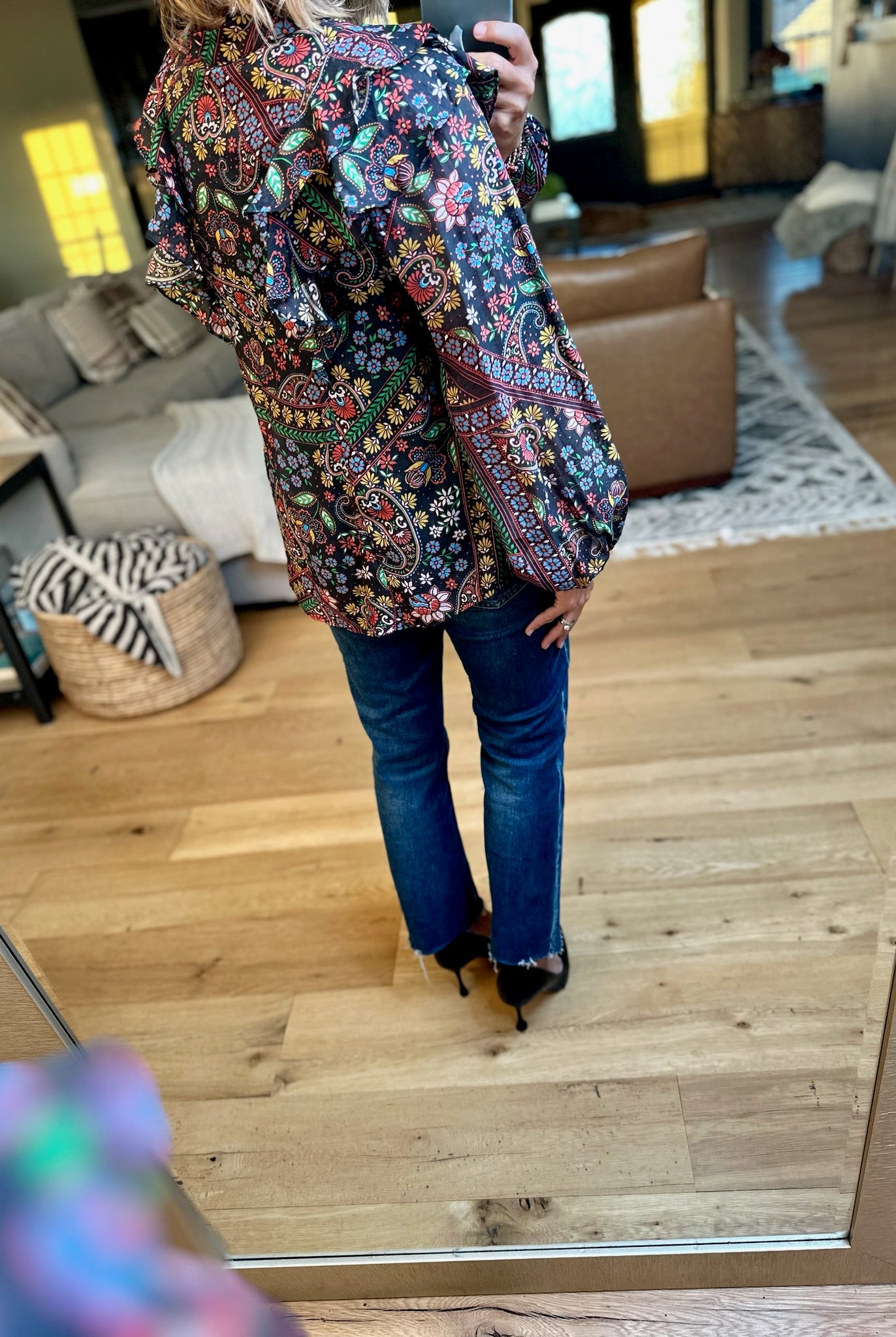 Moving Through Fall Button-Down Top-Fate-Anna Kaytes Boutique, Women's Fashion Boutique in Grinnell, Iowa