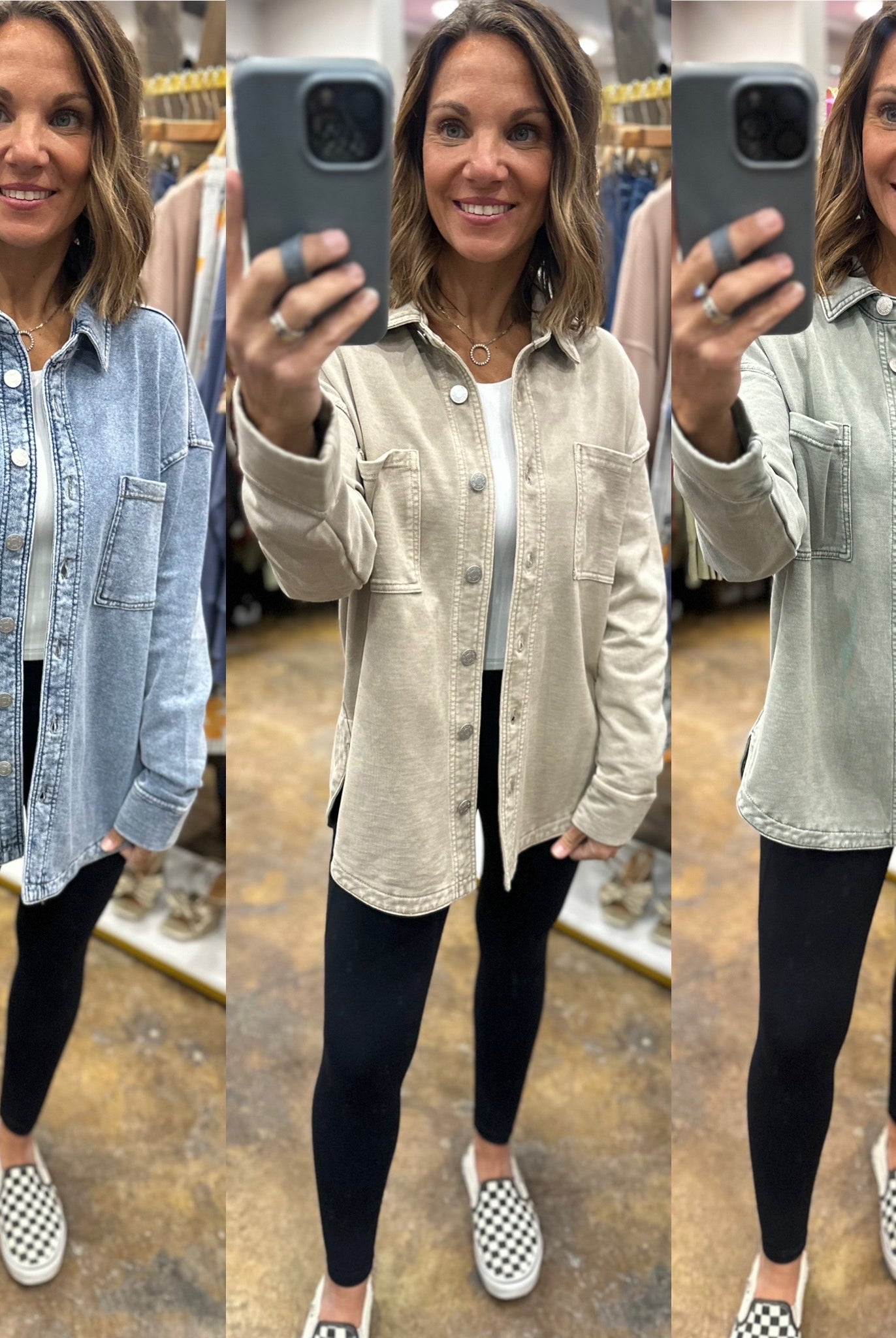 Making Perfect Sense Shacket-Sweaters-Be Cool-Anna Kaytes Boutique, Women's Fashion Boutique in Grinnell, Iowa