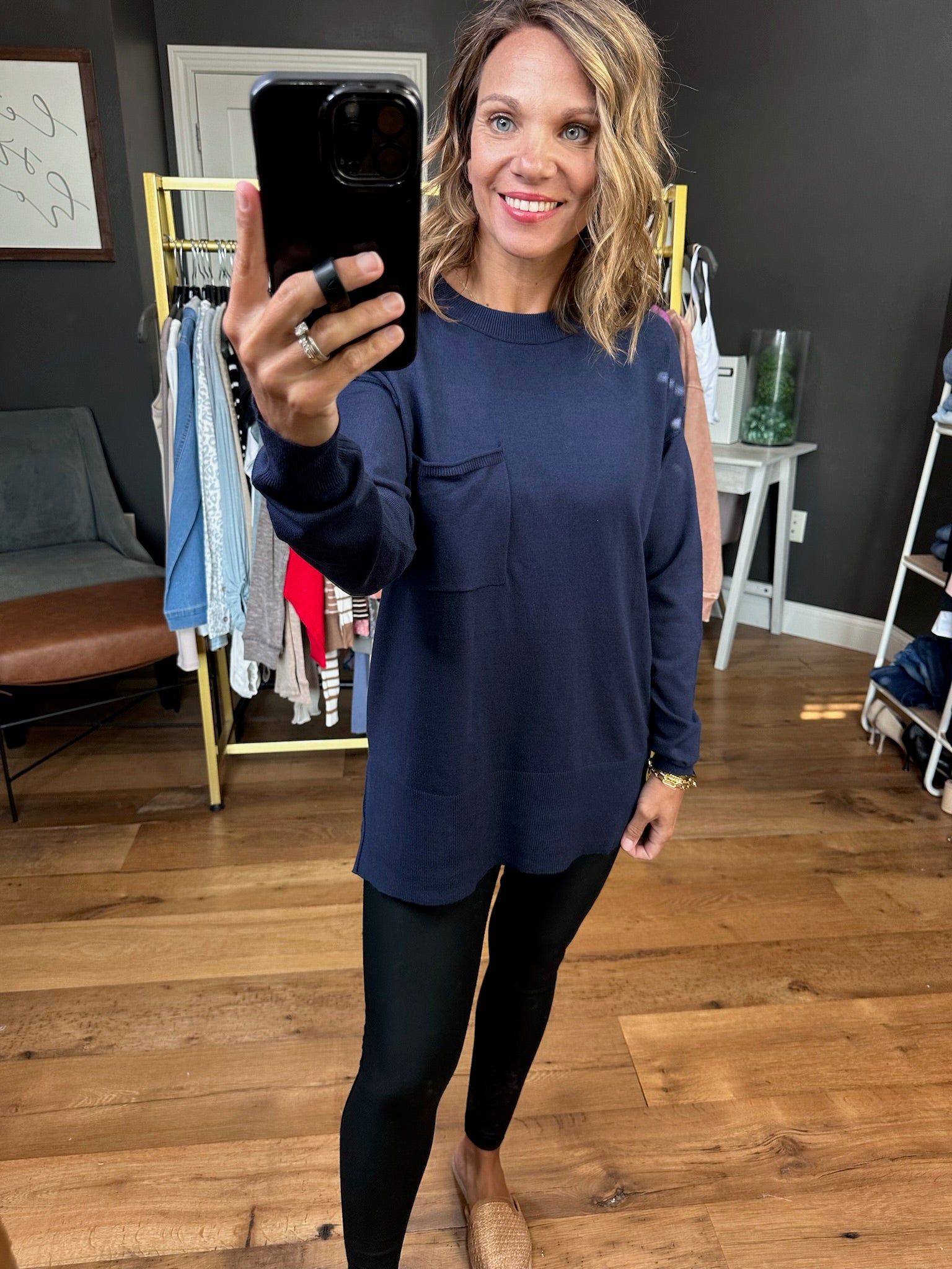 Consider the Options Lightweight Knit Top - Multiple Options-Be Cool-Anna Kaytes Boutique, Women's Fashion Boutique in Grinnell, Iowa