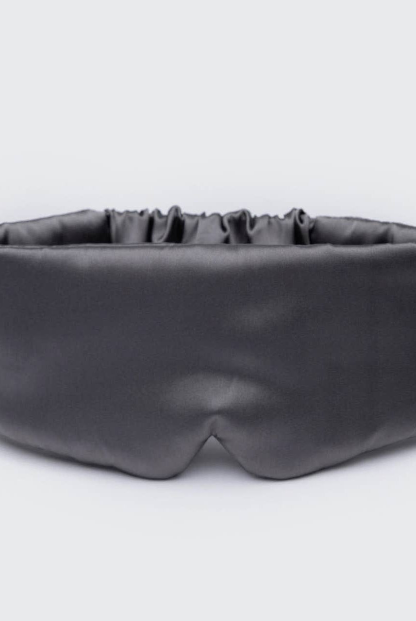The Pillow Eye Mask - Charcoal-Hair Accessories-KITSCH-Anna Kaytes Boutique, Women's Fashion Boutique in Grinnell, Iowa