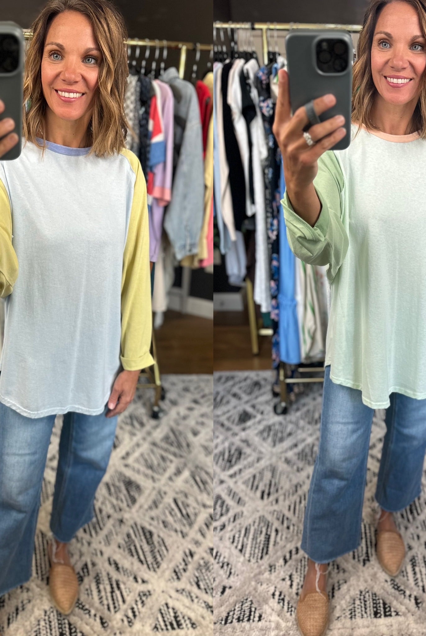 Last Look 3/4 Sleeve Dolman Top-Short Sleeves-Easel-Anna Kaytes Boutique, Women's Fashion Boutique in Grinnell, Iowa