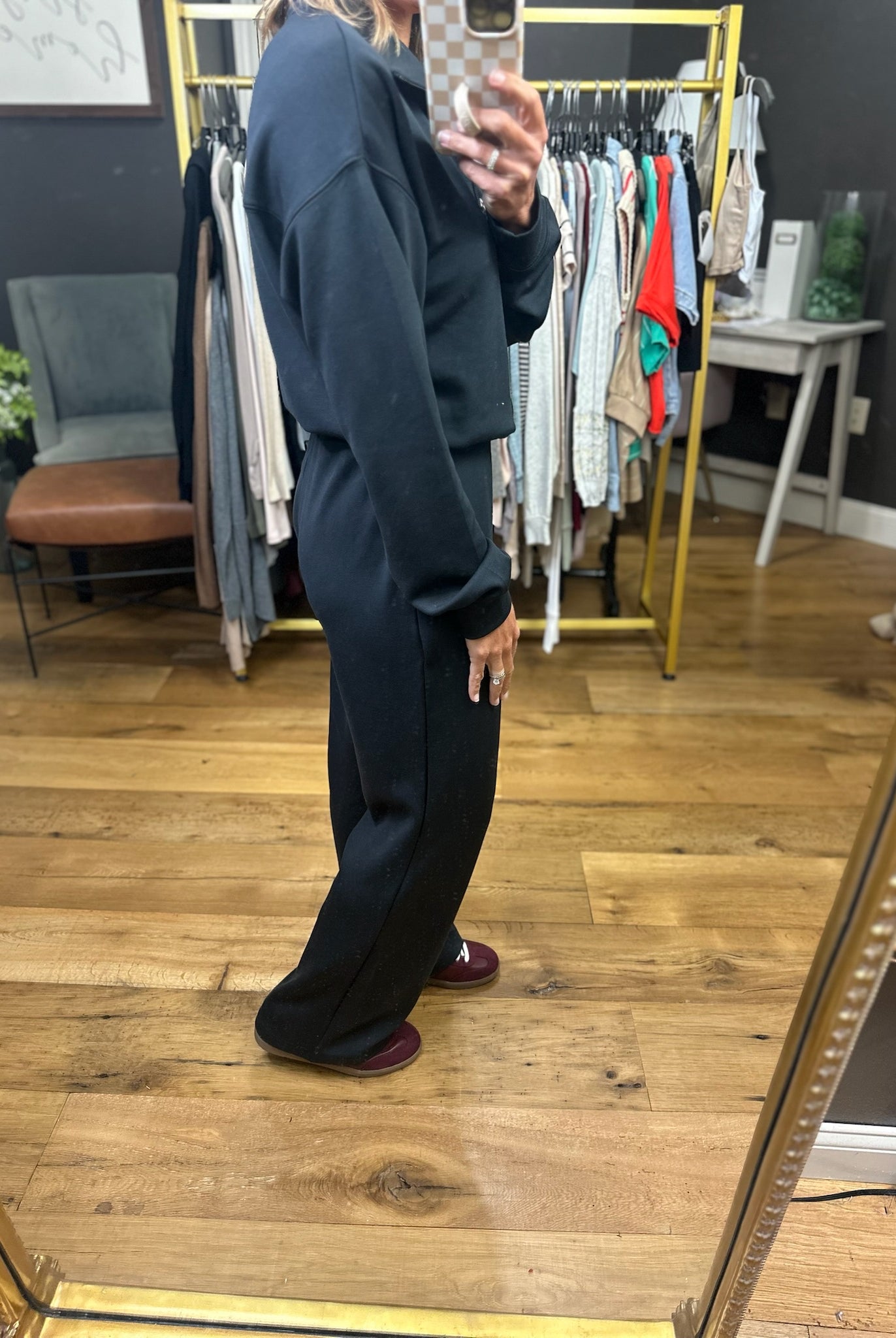 On The Move Wide-Leg Jumpsuit - Black-Thread & Supply-Anna Kaytes Boutique, Women's Fashion Boutique in Grinnell, Iowa
