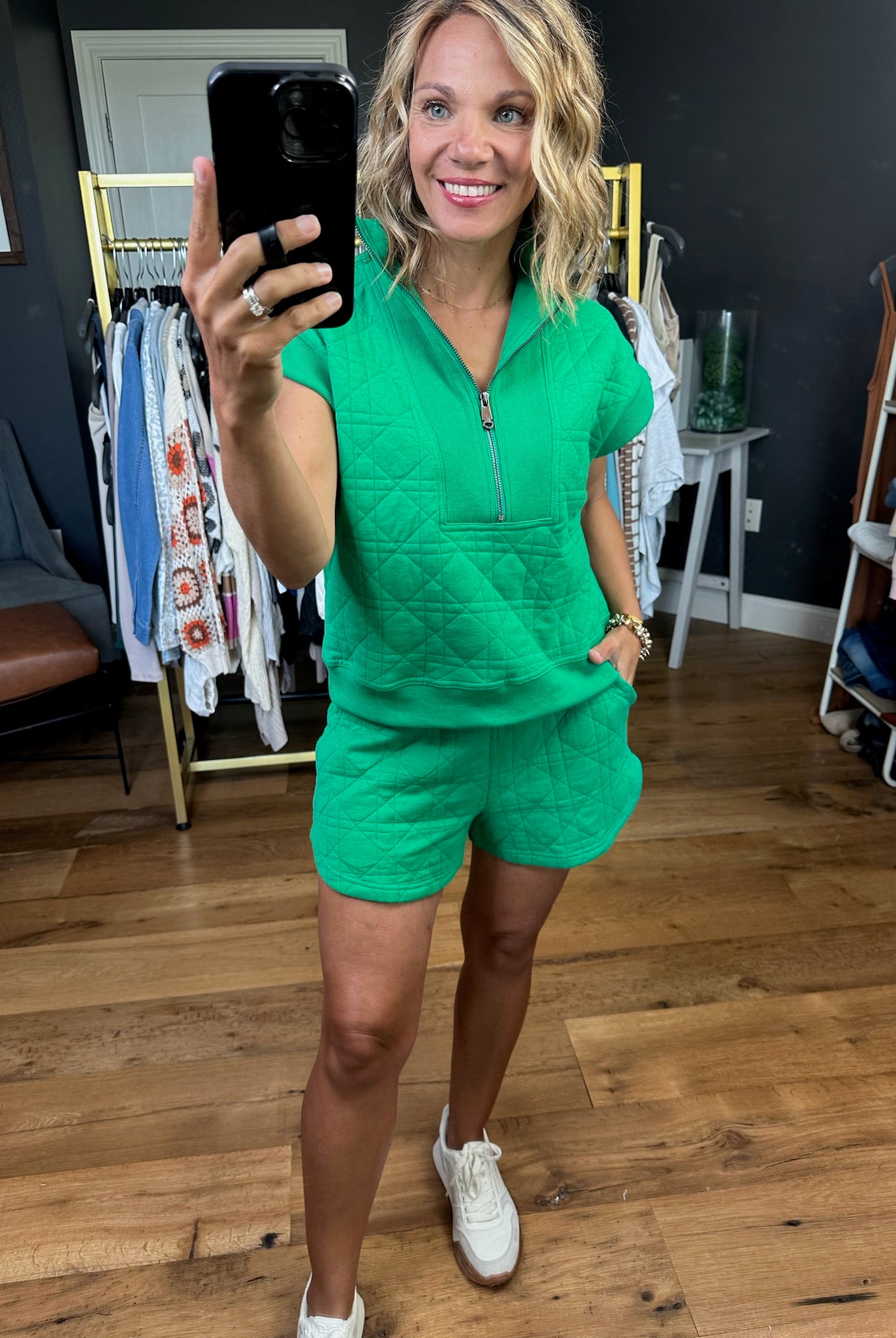 A Better Place Quilted Two-Piece Set - Multiple Options-Two Piece Set-Entro-Anna Kaytes Boutique, Women's Fashion Boutique in Grinnell, Iowa