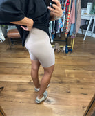 The Victoria Buttery Soft Biker Short -Iris-Shorts-Mono B-Anna Kaytes Boutique, Women's Fashion Boutique in Grinnell, Iowa