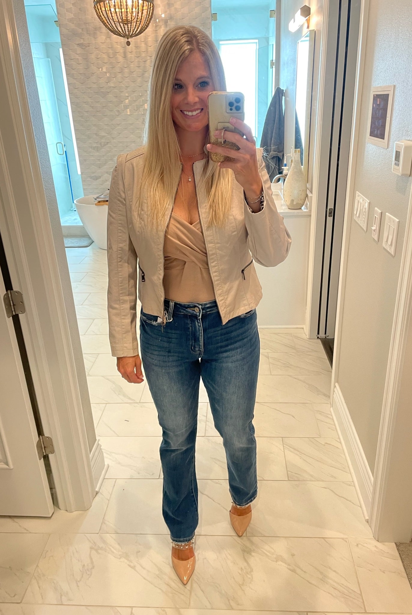 Down The Road Moto Faux-Leather Jacket - Multiple Options-Jackets-Coalition LA L16OF2-Anna Kaytes Boutique, Women's Fashion Boutique in Grinnell, Iowa