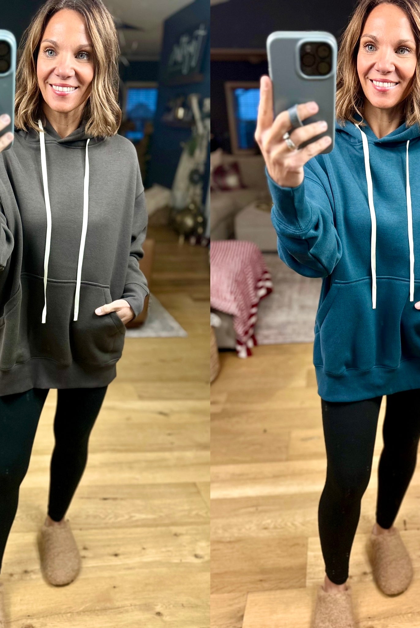 Daydreamer Pocket Hoodie-Sweaters-Mono B-Anna Kaytes Boutique, Women's Fashion Boutique in Grinnell, Iowa