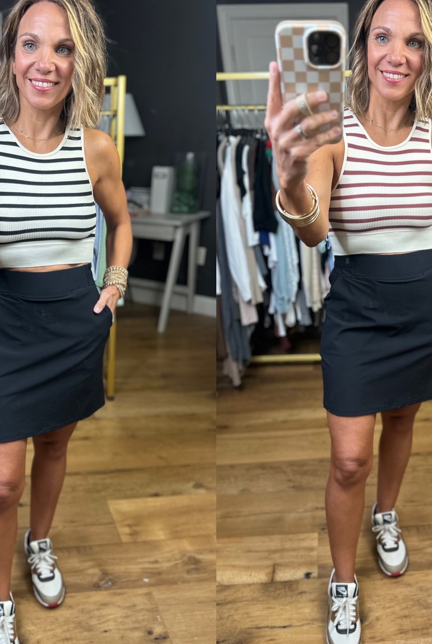 Sweetest Thing Striped Ribbed Brami-Sleeveless-By Together-Anna Kaytes Boutique, Women's Fashion Boutique in Grinnell, Iowa