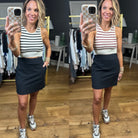 Sweetest Thing Striped Ribbed Brami-Sleeveless-By Together-Anna Kaytes Boutique, Women's Fashion Boutique in Grinnell, Iowa
