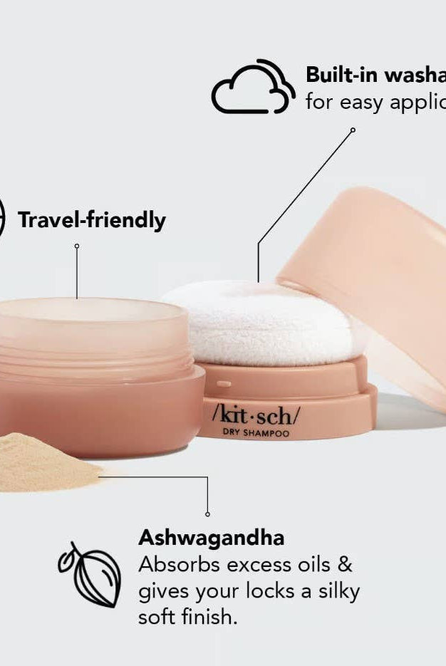 Volumizing Rice Protein Dry Shampoo-Hair Accessories-KITSCH-Anna Kaytes Boutique, Women's Fashion Boutique in Grinnell, Iowa