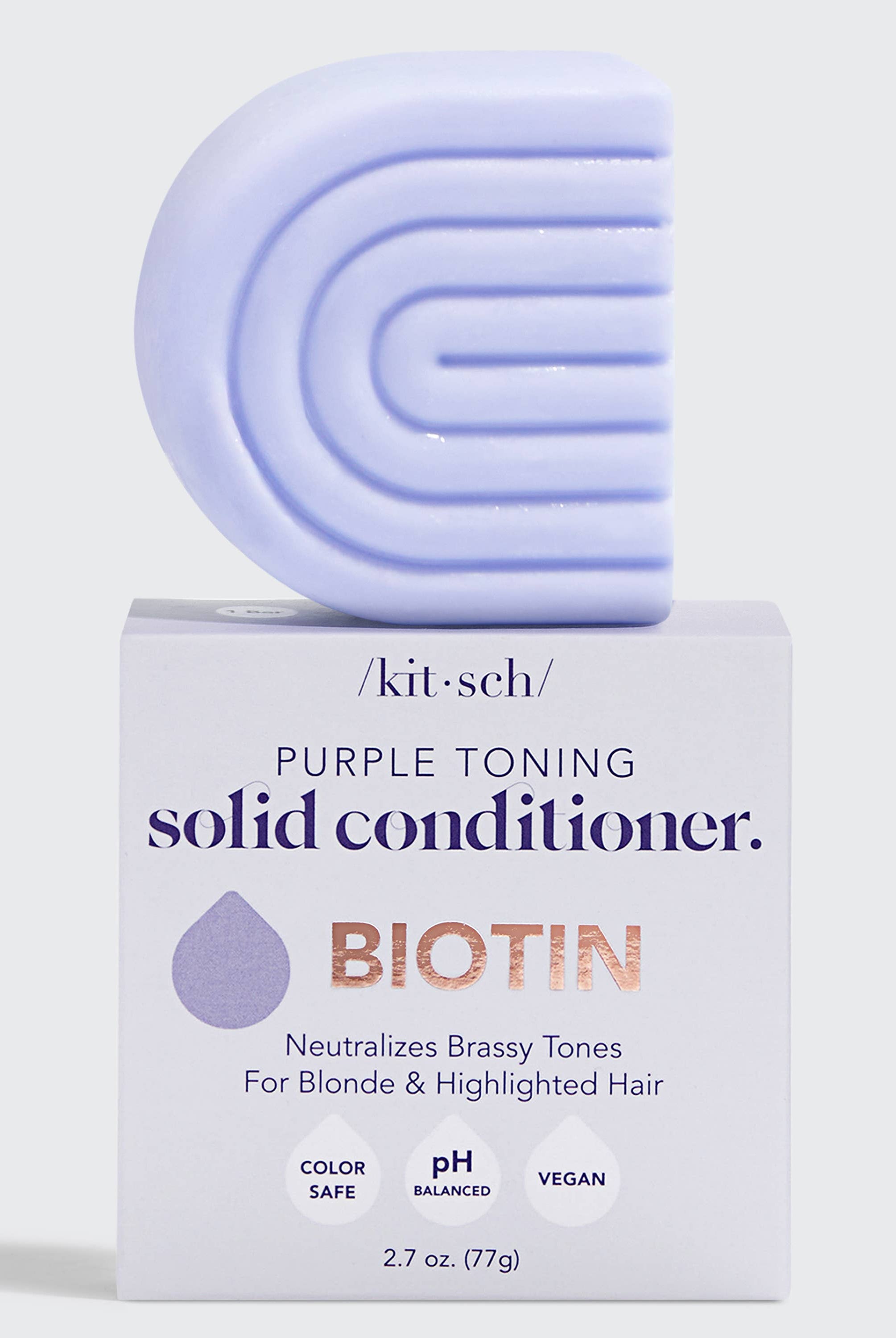 Purple Toning Solid Conditioner Bar-Hair Accessories-KITSCH-Anna Kaytes Boutique, Women's Fashion Boutique in Grinnell, Iowa