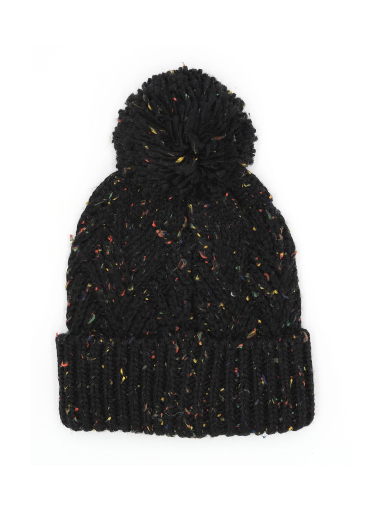 Speckled Knit Pom Pom Beanie- Multiple Options-Beanies-Joia MH-0078-Anna Kaytes Boutique, Women's Fashion Boutique in Grinnell, Iowa