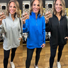 Key To My Heart Zip Pullover - Multiple Options-Very J-Anna Kaytes Boutique, Women's Fashion Boutique in Grinnell, Iowa