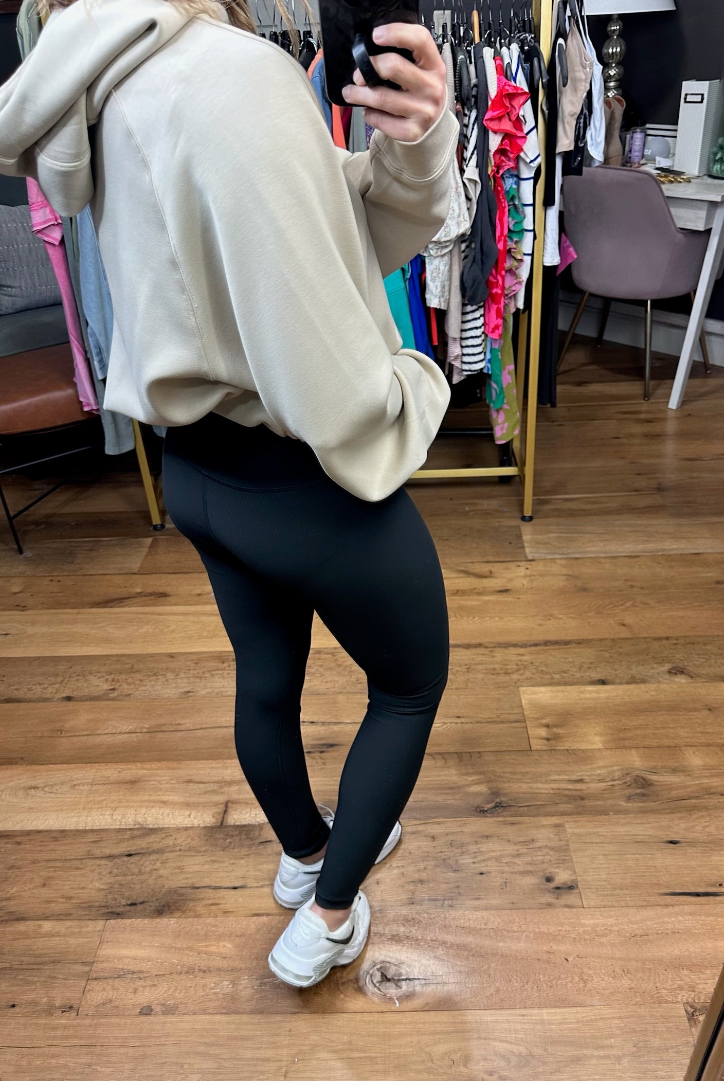 The Britt Ribbed Corded Legging - Black-Leggings-Mono B APH3091-Anna Kaytes Boutique, Women's Fashion Boutique in Grinnell, Iowa