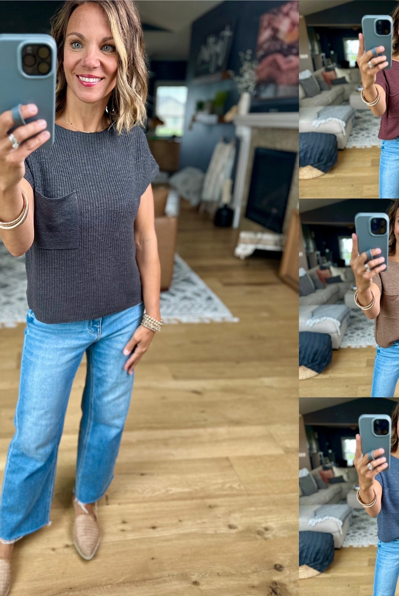 Simple Threads Pocket Knit Top-Be Cool-Anna Kaytes Boutique, Women's Fashion Boutique in Grinnell, Iowa