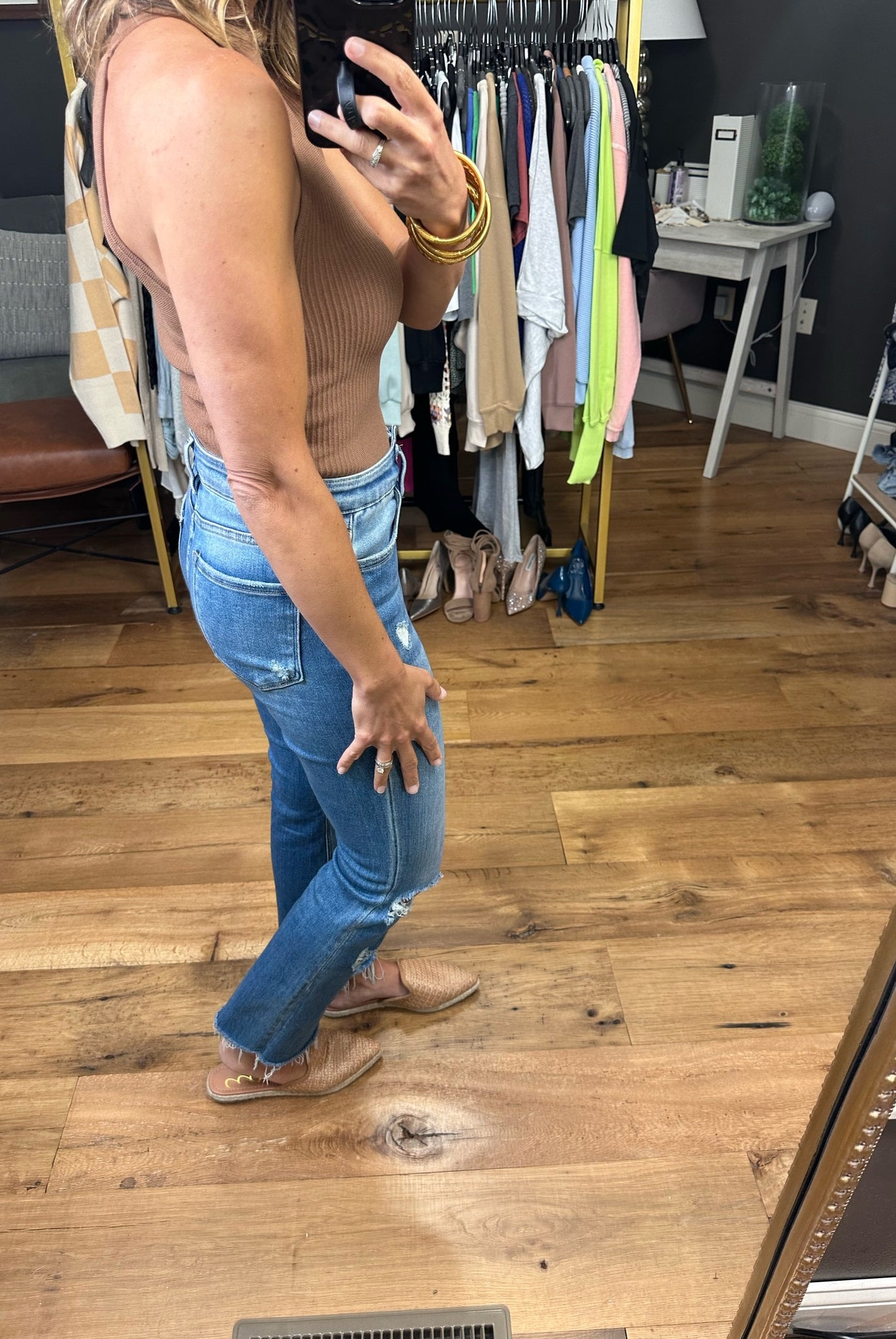 Wait Around Ribbed Sweater Tank - Multiple Options-Sweaters-Allie Rose ATS5997-Anna Kaytes Boutique, Women's Fashion Boutique in Grinnell, Iowa