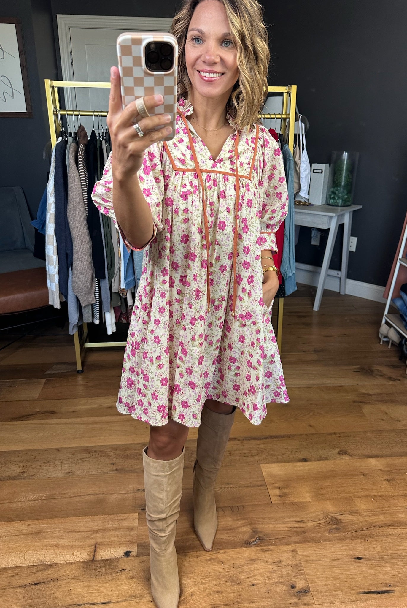 Know The One Floral Dress - Multiple Options-Entro-Anna Kaytes Boutique, Women's Fashion Boutique in Grinnell, Iowa