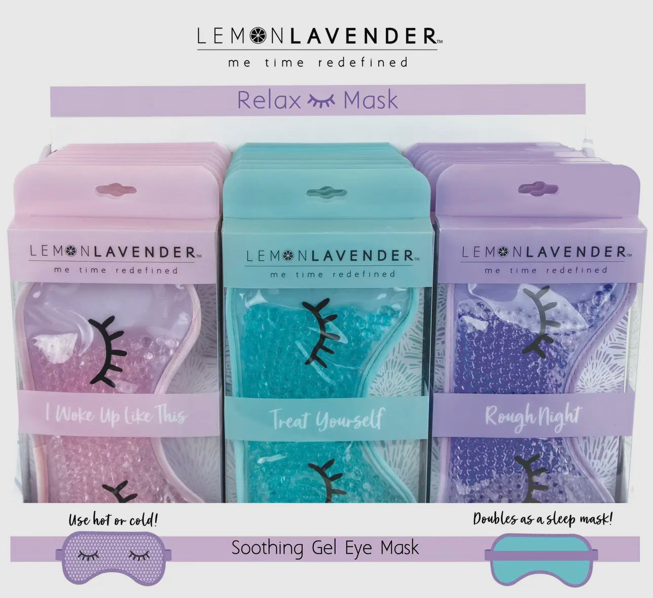 Hot & Cold Gel Eye Mask- Multiple Options-health & beauty-DM Merchandising-Anna Kaytes Boutique, Women's Fashion Boutique in Grinnell, Iowa