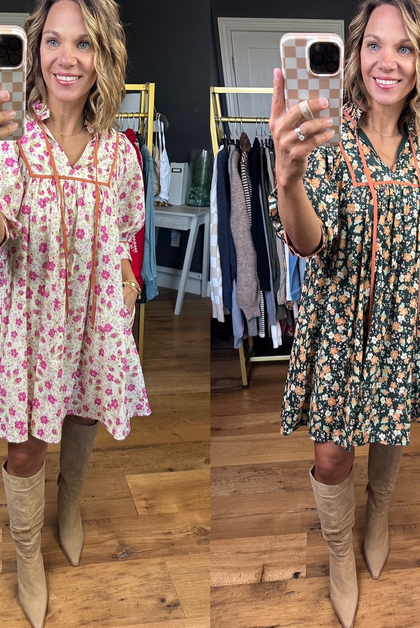 Know The One Floral Dress - Multiple Options-Entro-Anna Kaytes Boutique, Women's Fashion Boutique in Grinnell, Iowa