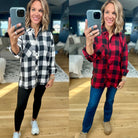 Find My Way Plaid Button-Down Top-Be Cool-Anna Kaytes Boutique, Women's Fashion Boutique in Grinnell, Iowa
