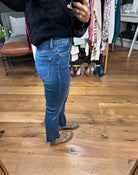The Taylor High-Rise Stretch Slim Straight Denim-Jeans-Vervet T5911-Anna Kaytes Boutique, Women's Fashion Boutique in Grinnell, Iowa
