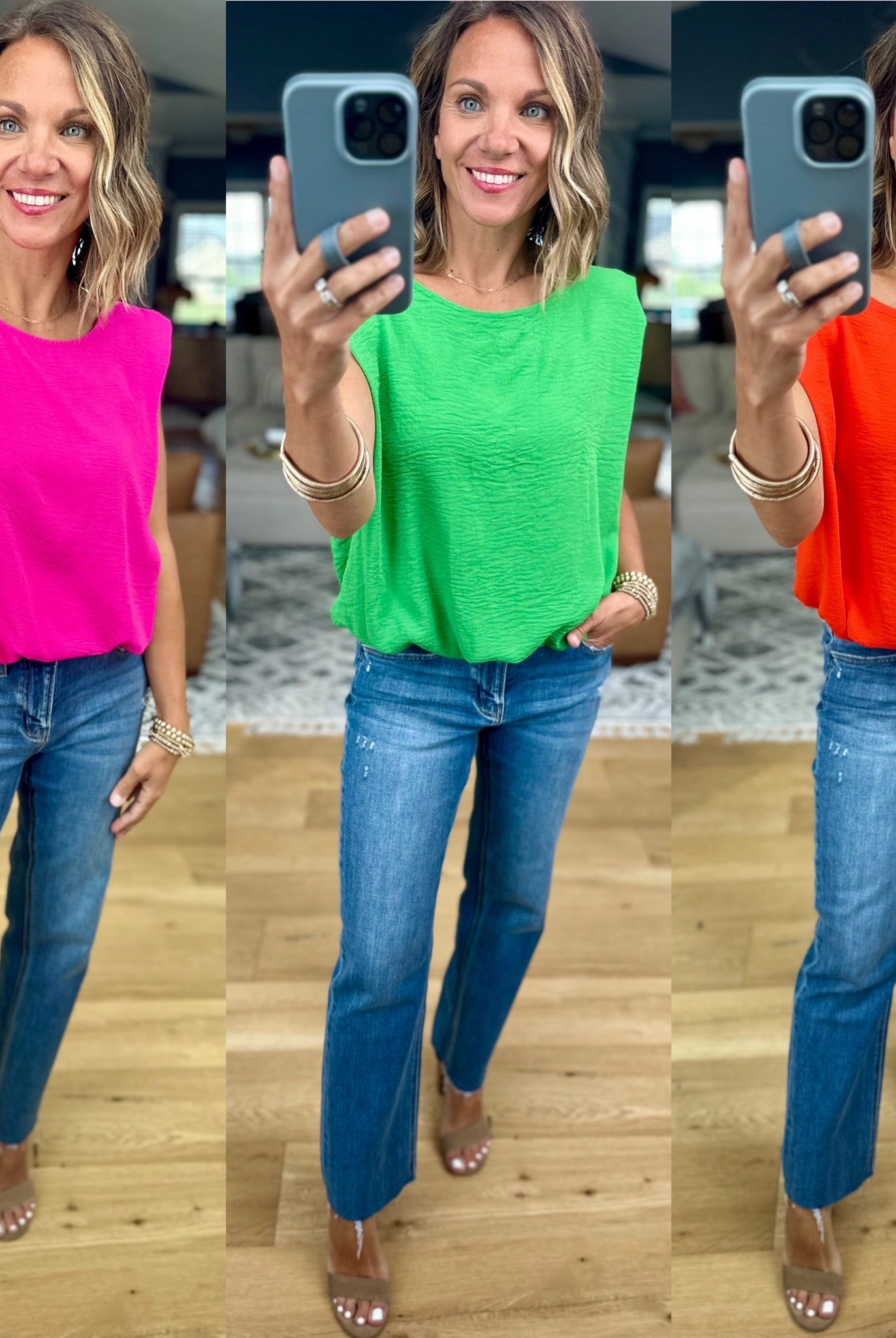 Breaking Free Boxy Top-Sleeveless-Les Amis-Anna Kaytes Boutique, Women's Fashion Boutique in Grinnell, Iowa