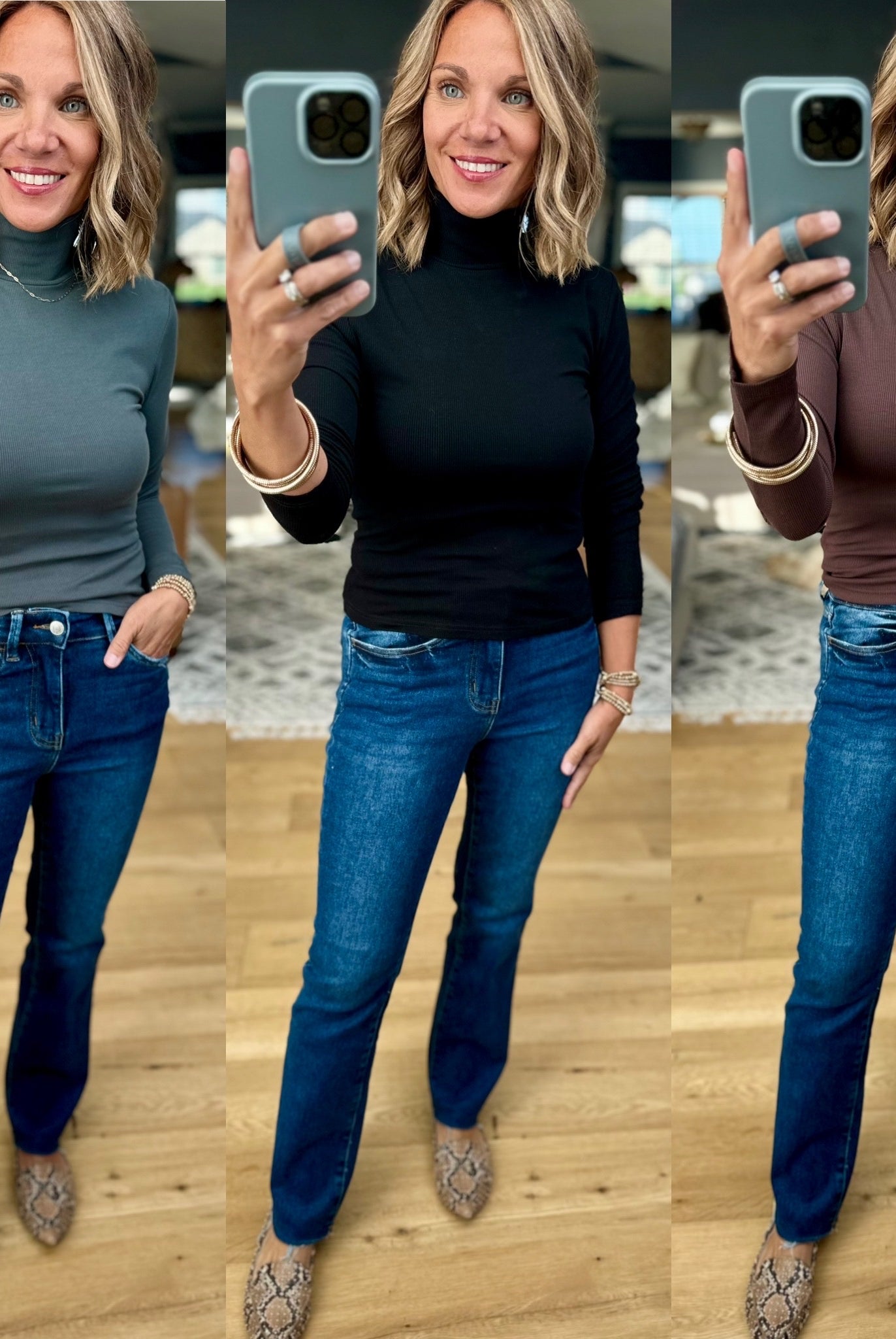 Just Around The Corner Long Sleeve Top-Mono B-Anna Kaytes Boutique, Women's Fashion Boutique in Grinnell, Iowa