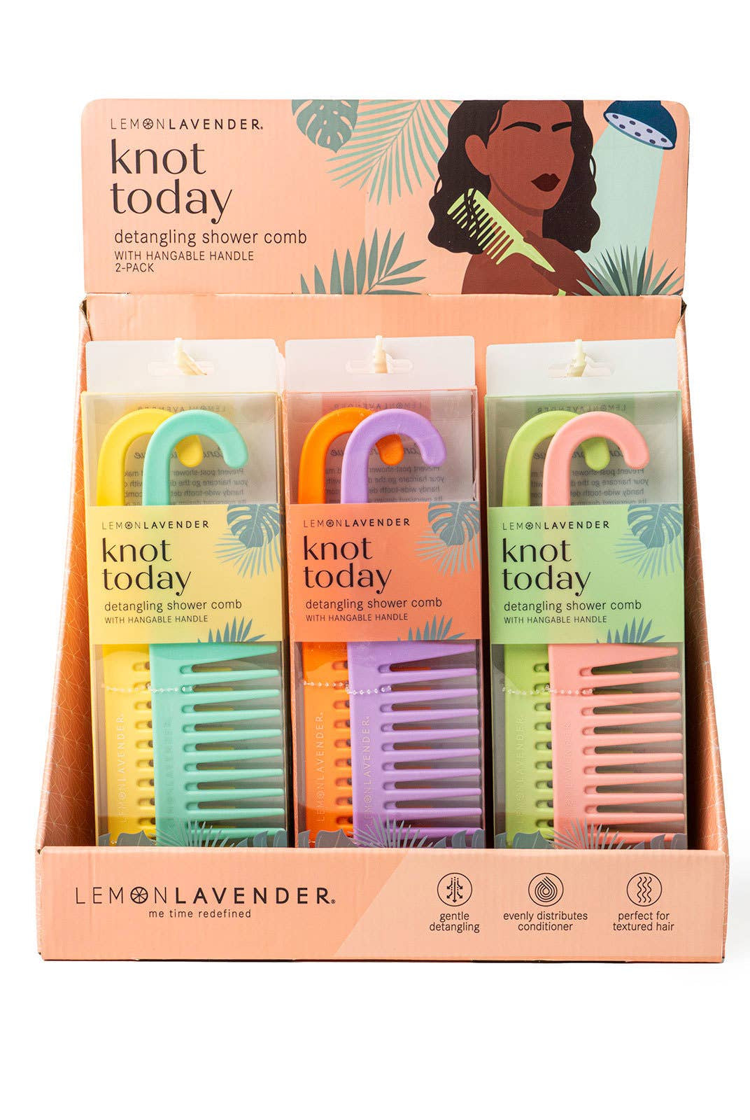 Knot Today Detangling Shower Comb- Mystery Color-DM Merchandising-Anna Kaytes Boutique, Women's Fashion Boutique in Grinnell, Iowa