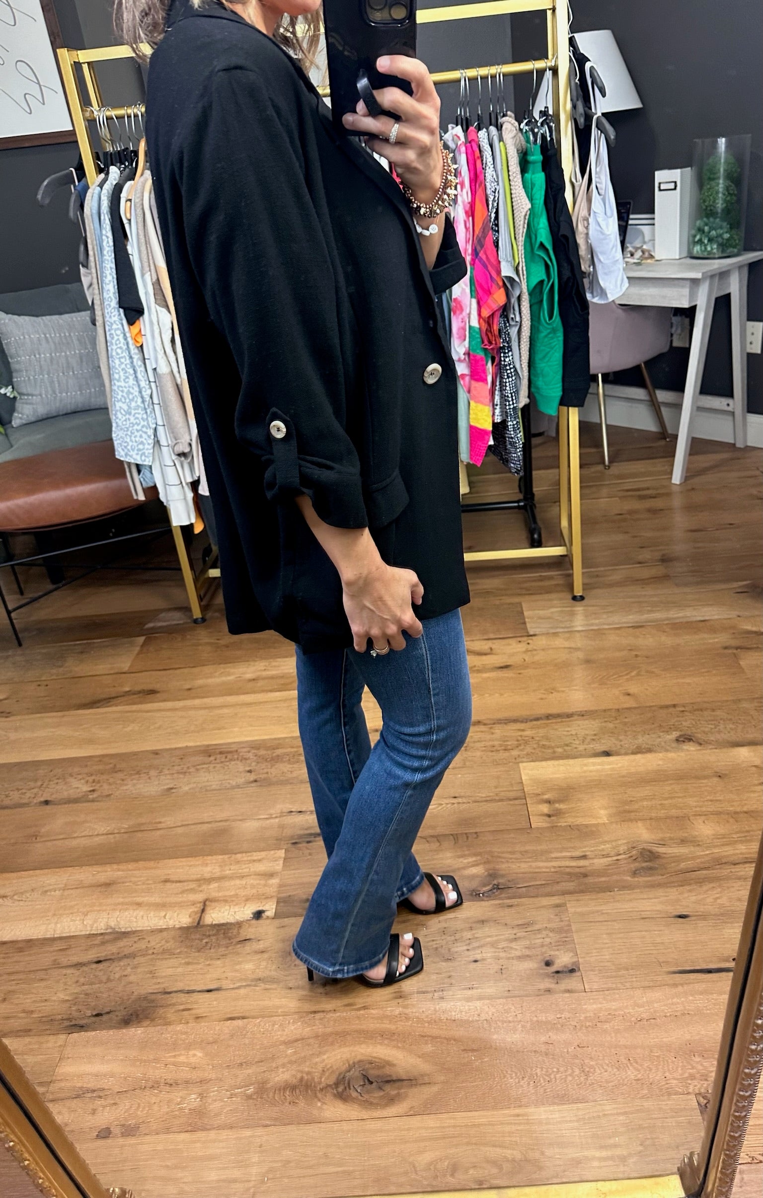 First Directions Linen Boyfriend Fit Blazer - Multiple Options-Blazers-Allie Rose-Anna Kaytes Boutique, Women's Fashion Boutique in Grinnell, Iowa