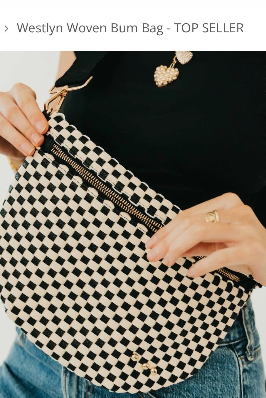 Westlyn Woven Bum Bag-Accessories-Anna Kaytes Boutique-Anna Kaytes Boutique, Women's Fashion Boutique in Grinnell, Iowa
